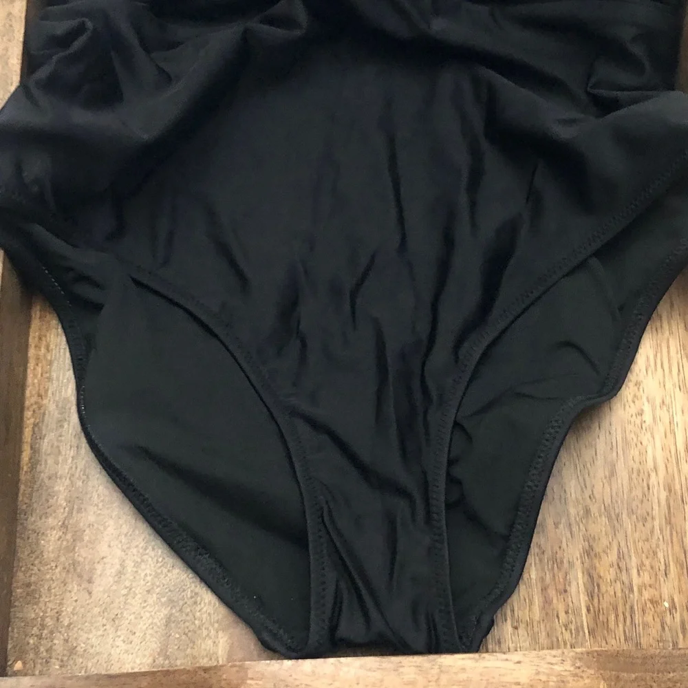 aerie Black One-Piece Swimsuit